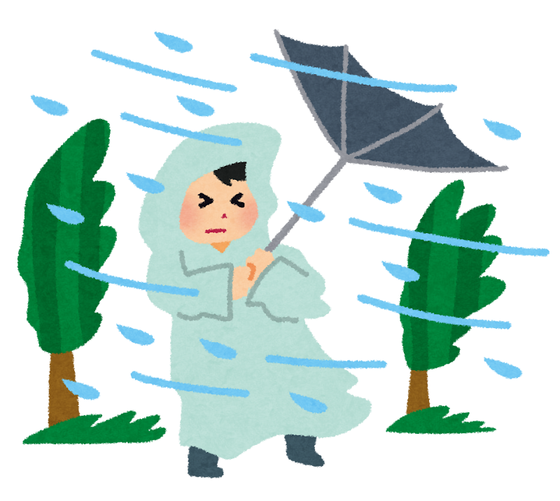 台風接近に伴うご案内